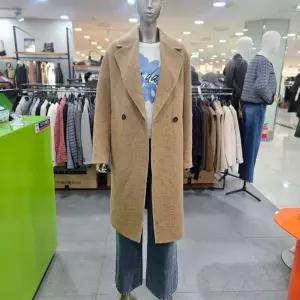 시슬리/애플아울렛/엘사 스티치 더블 롱 코트 SACT43461