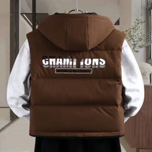 패딩조끼 경량 가을 겨울 베스트 니트 롱 후리스 러닝 집업 오버핏 겨울 두꺼운 다운 코튼 조끼 남학생 작