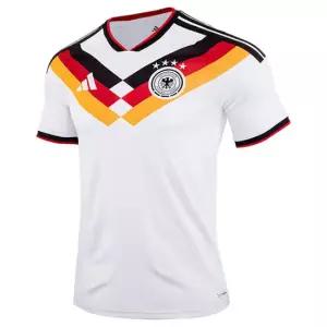 아디다스 독일 2026 홈 저지 S/S 축구유니폼 반팔 티셔츠 백색 KD8363