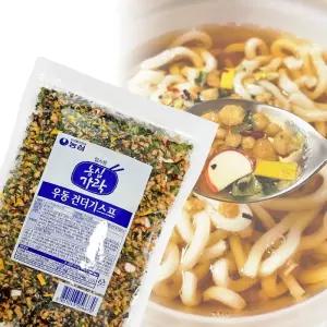 제이케이푸드 농심 우동 건더기스프 500g 고명 유부튀김 우동후레이크 업소용