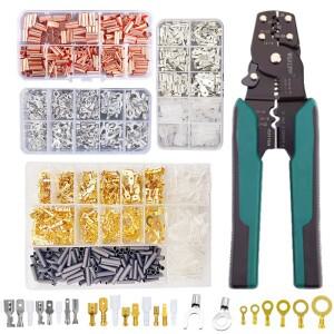 박스형 압착 단자 전기 커넥터 U/O 모양 접합 종단 2.8/4.8/6.3M 호환m 와이어 케이블 플라이어