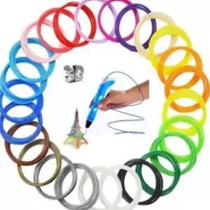 3d 펜 pla 필라멘트 1.75mm 교육용 소모품 3d 펜 필라멘트 컬러 세트 만들기 어린이 용품 학습 창작 도안