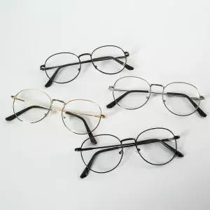 /아도라하우스 베이지 커플 기본 동그리 안경테 (블루라이트X)_9110