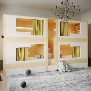 수면캡슐 게스트하우스 수면캡슐방 이층 기숙사 수면