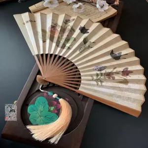 화접도 양면 호접도 접부채 무용 일본식 쥘부채