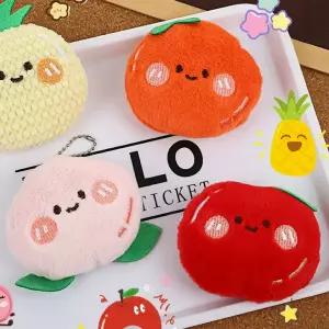 과일 인형 키링 캐릭터 사과 귤 복숭아 인형뽑기 단체 대량 선물