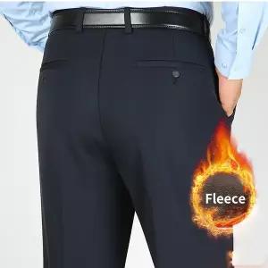 바이크 바지 모터사이클 팬츠 라이딩 방한 두꺼운 플리스 겨울 남성 하이웨이스트 스트레이트 플랫 오피스