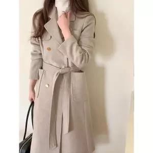 [헤레이스]스티치 벨트 울 코트 YMSH25FW330_P412017894