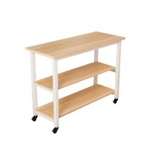 이동식 주방보조테이블 원목 보조조리대 바퀴달린 식탁 바테이블