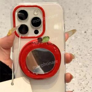 모나래 멕세이프 폰16 핸드폰그립톡 그립 톡홀더 미러 거울 귀여운 사과 스마트톡