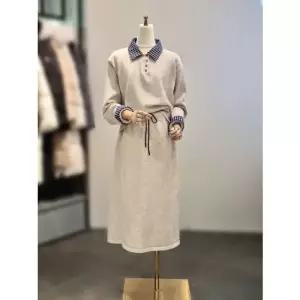 [갤러리아] ab.f.z 루즈핏 니트티 H라인 니트 스커트 세트 투피스 롱원피스 ACA1HO33A