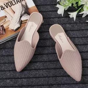 [하프클럽/]블로퍼 여성 샌들 사무실 화 여성구두 신발 고무