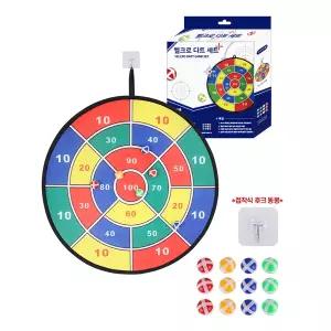 [Viva] 벨크로 다트게임 공던지기 벽걸이형 66cm 과녁판