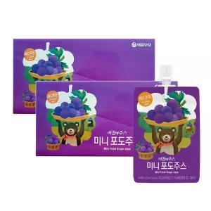 서울우유 아침에주스 미니 포도주스 100ml 20팩