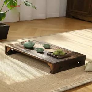 다도 테이블 일본 낮은 거실 책상 라탄 책상 좌식