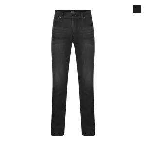 [원더플레이스][더블유스탠다드(W STANDARD)] 맨 원 워싱 블랙 데님 팬츠