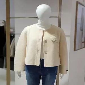 [에꼴드파리][에꼴드파리] (미센스) 플랩 포켓 장식 라운드 숏 코트 106ZMB4YHMM106Z (P003732684)