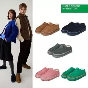 [베네통][베네통]BENETTON 천연가죽 양털 스니커즈 (여성)_638041