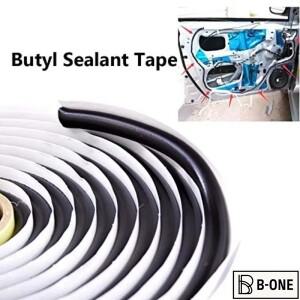 RV 차량 헤드램프 창문 도어 앞유리 부틸 고무 접착제 헤드라이트 실란트 개조 방수 블랙 테이프
