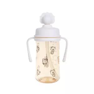 베베락 유아 실리콘 토퍼 원터치 빨대컵 270ml 크림