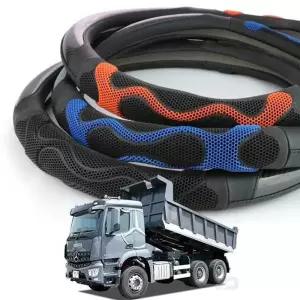 벤츠트럭 핸들커버 트럭 핸들커버 A타입 벌집그립/파워/카버/핸드/메가/큰차/버스/카브/커바/대형차/논슬립