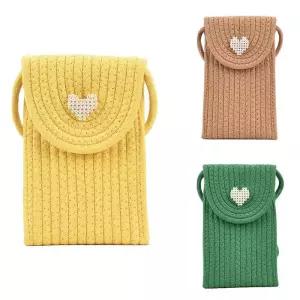 [룽스]하트진주 휴대폰가방 슬링백코디 핸드폰백