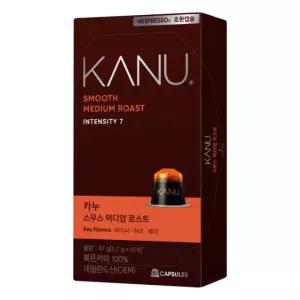 동서식품 카누 스무스 미디엄 로스트 5.7g x 10개입 / 네스프레소 호환캡슐