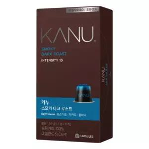 동서식품 카누 스모키 다크 로스트 5.7g x 10개입 / 네스프레소 호환캡슐