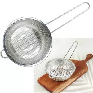 걸이형 스텐 타공 소형 채반 17cm 펀칭볼 편수 거름망 야채탈수 삼발이 찌기 트레이