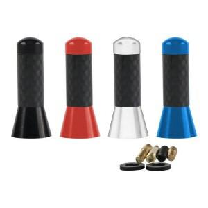 자동차  지붕 안테나  신호 카본 나사 금속 숏 스터비 마스트 범호환  악세사리 3.5cm 1세트