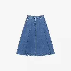 [베스띠벨리] 베스띠벨리 A라인 속기모 롱데님 스커트BLSKX23620