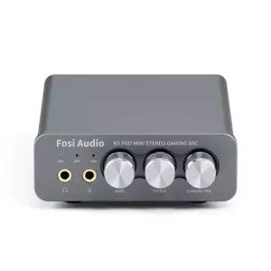 네트워크플레이어 포시 오디오 K5 PRO 미니 스테레오 DAC 헤드폰 앰프 외장 USB 사운드 카드 노트북 음악