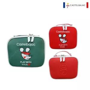 까스텔바작 여성 사각 로고 포인트 골프 파우치 가방 DMGP/702