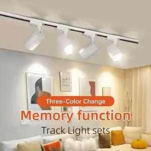 레일조명부속 레일등 스팟 Led COB LED 트랙 조명 천장 레일 램프 220V 거실 의류 매장 세트