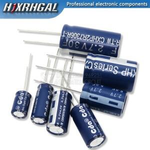 2PCS 슈퍼 커패시터 패러데이 2.7V 2F 3.3F 4F 4.7F 5F 6F 7F 8F 10F 30F