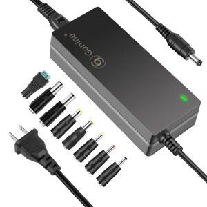 Gonine 12V 5A 전원 공급 장치 어댑터 AC 100-240V 50-60Hz to DC in 60W 코드, 5.0A 4A 3.5A 3A LCD 모니터 LED 스트립 조명 CCTV 보안 카메라에 적합, 8개의 커넥터 포함