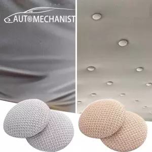 자동차고정핀 도어핀 AUTOMECHANIST 40개 자동차 지붕 버클 헤드 라이너 천장 천 고정 나사 케어 패브릭 리