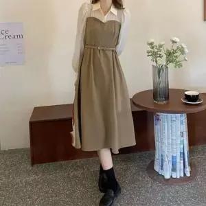 [하프클럽/]코디레이어드 뷔스티에 올데이 롱드레스 사계절격식룩 로맨틱