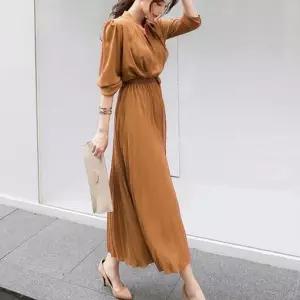 [하프클럽/]F/W 롱기장 플리츠 프리미엄 드레스 이쁜 시폰치마 30