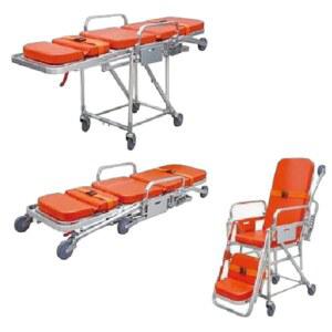 구조 스트레쳐카 A타입 엠블런스 낮고 들것 의자 이송용 접이식 자동 이송 단일난간