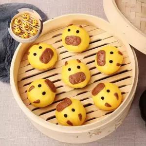 대나무 2단 가정용 떡 찐빵 만두 찜기 중 딤섬