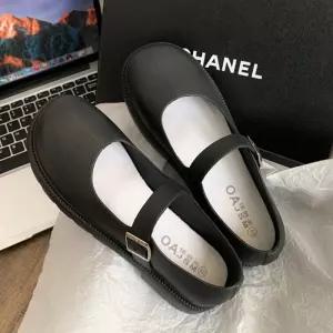 키높이 플랫구두 깔끔신발 둥근코 여성신발 여자 메리제인 버클