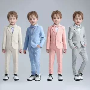 아트박스/교복몰 투버튼 윈도우페인 화이트체크 정장 턱시도 풀세트