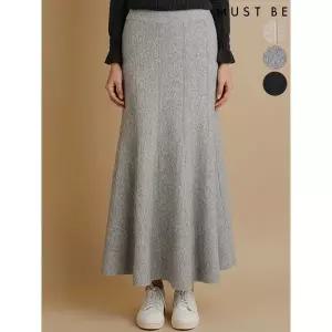 [머스트비]여성 머메이드핏 니트 롱스커트_P412551293