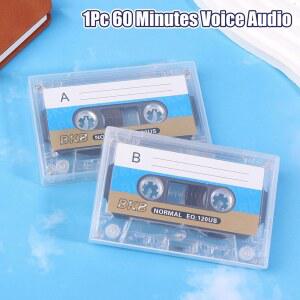60분 빈 음성 녹음 테이프 - 생일 및 기념일 선물용 DIY 맞춤형 오디오 카세트, 레트로 보이스칩 보존