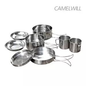 스텐 쿠커 8종세트레스코펠 캠핑용코 스테인식기 캠핑코 용코 야외코