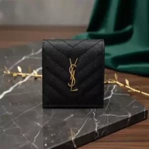 생로랑 골드 모노그램 카드지갑  668290BOWA11000 블랙