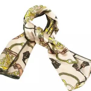 (올핀)베이지 골드 체인 스카프 SF172 남자 정장 셔츠용