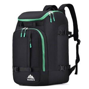 피드무 스키 부츠백 블랙 쿨러 백팩 50L 방수 스노보드 여행용 짐 스노우백 청소년용 헬멧 고글 장갑 장비 액세서리