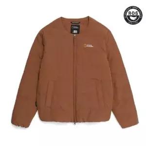 내셔널지오그래픽 N254UDW920 헤론 U넥 경량 구스다운 점퍼 BRICK